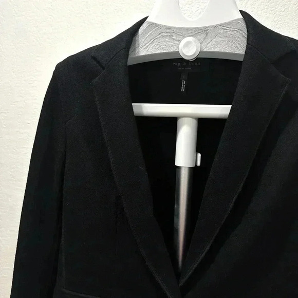 Rag & Bone Lexington Wool Blazer -Black - Size 6 - Picture 3 of 5